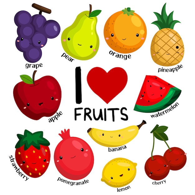 I Love Fruits