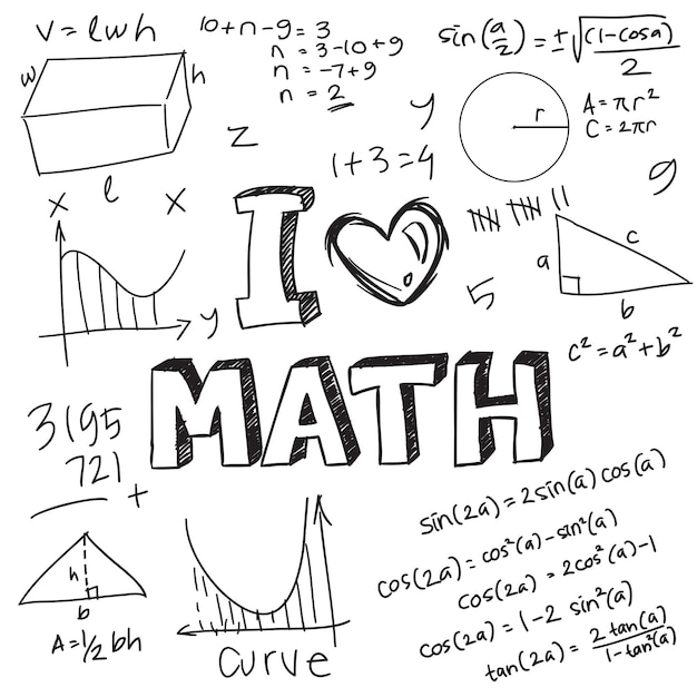 Vector i love math