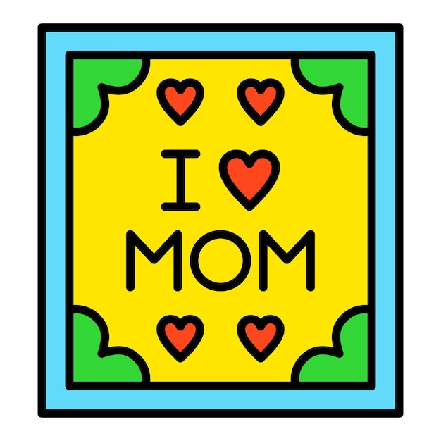 I Love Mom Icon