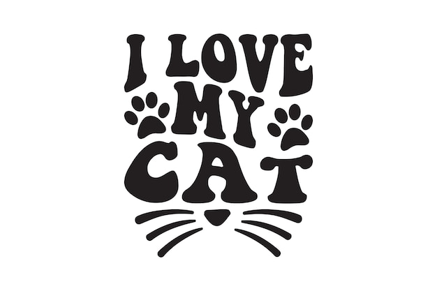 I Love My Cat tshirt