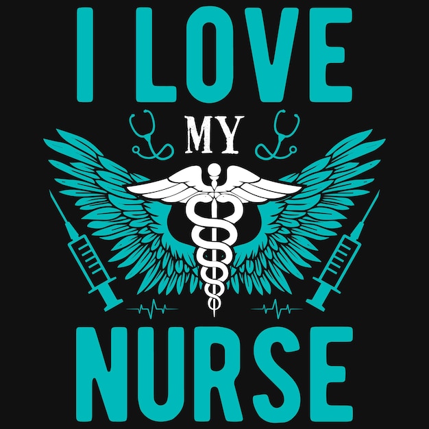 I love nurse tshirt design