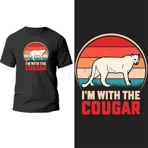 I'm with the cougar t shirt design.