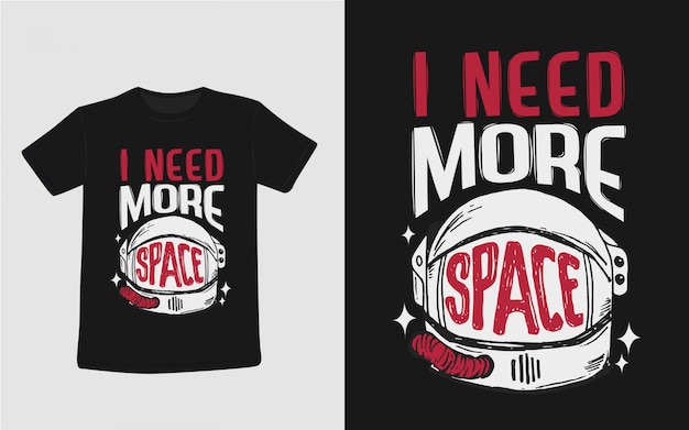 ベクトル tシャツのデザインにもっとスペースのタイポグラフィイラストが必要