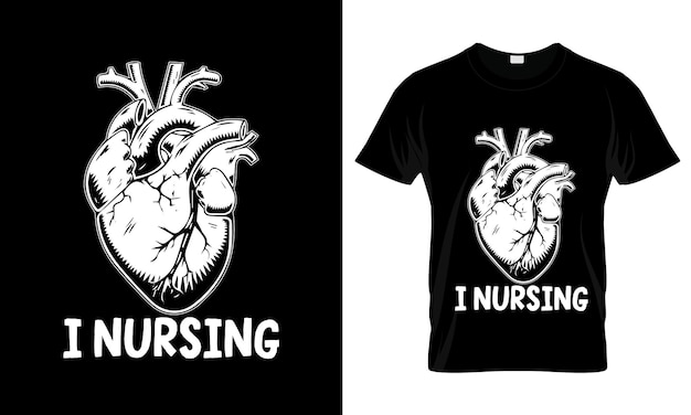 Я медсестра красочный графический футболка медсестра футболка дизайн