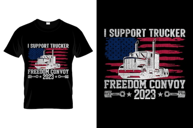 나는 Trucker Freedom Convoy 2023을 지지합니다