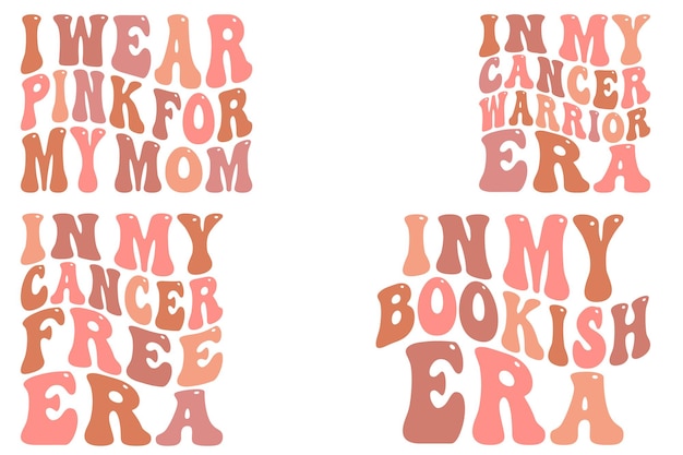 I wear pink for my mom in my cancer warrior era in my cancer free era in my bookish era SVG