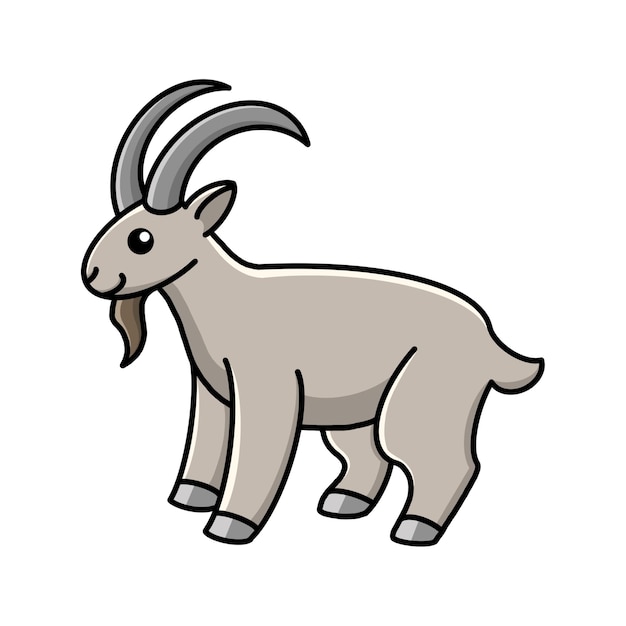 Vector ibex vector illustration