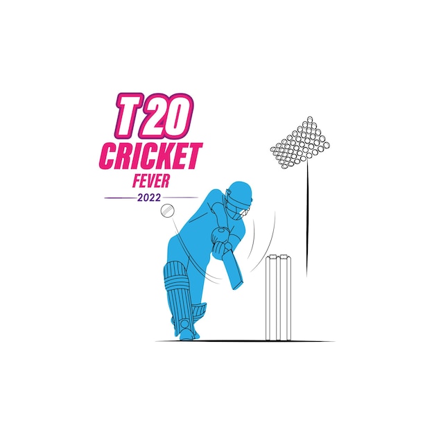 Icc men's t20 world cup cricket championship abstract background.