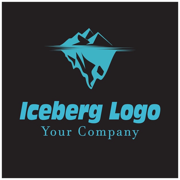 Ice berg Logo Template vector symbol nature