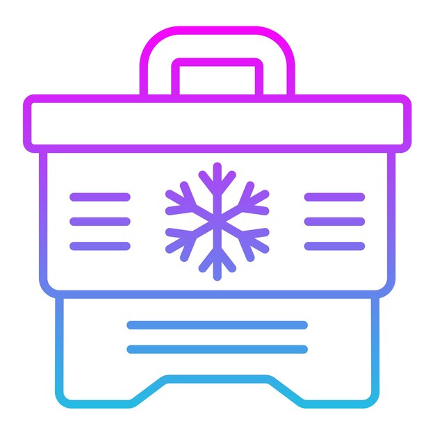 Vector ice box icon