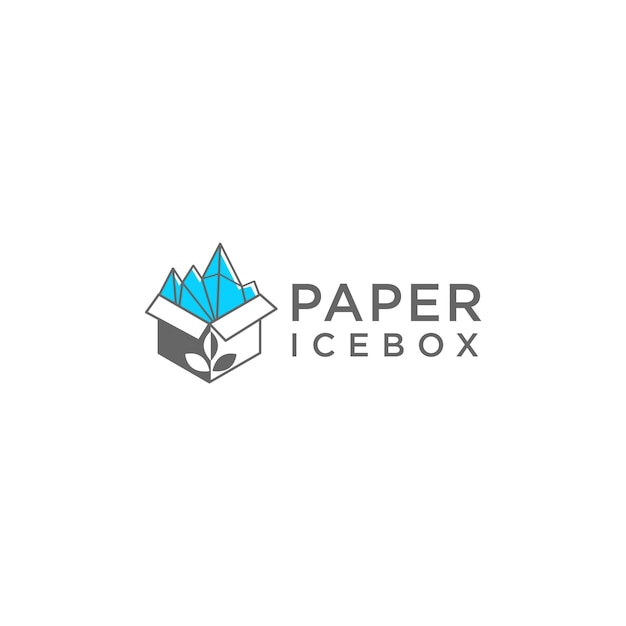 Ice box logo design