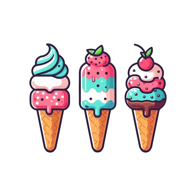 ice cream ai generated image