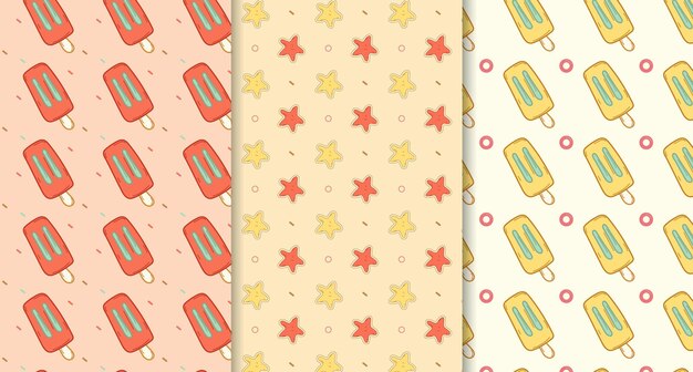 ice cream background pattern