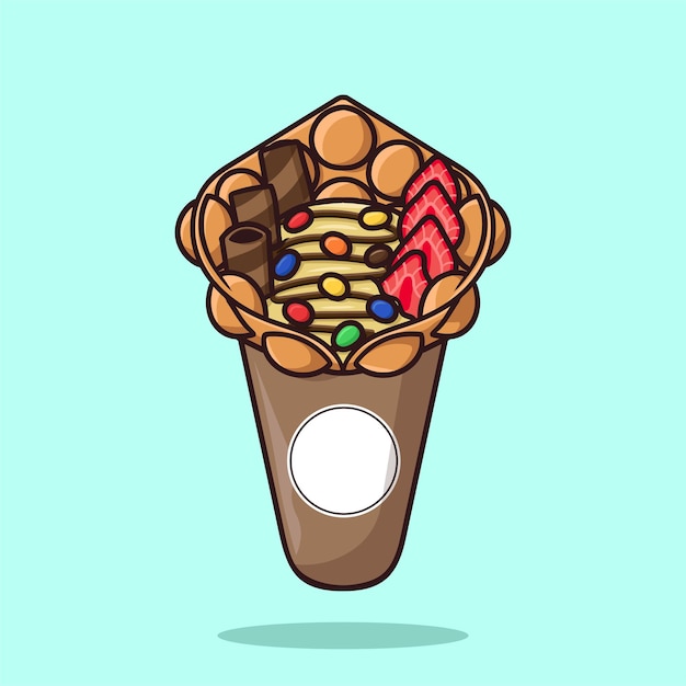 bubble waffle stick