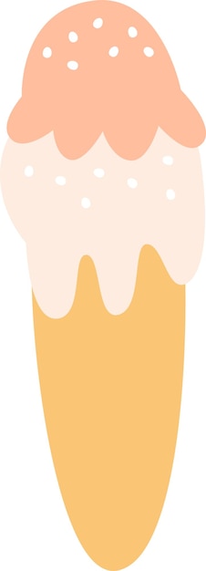 Vector ice cream cone