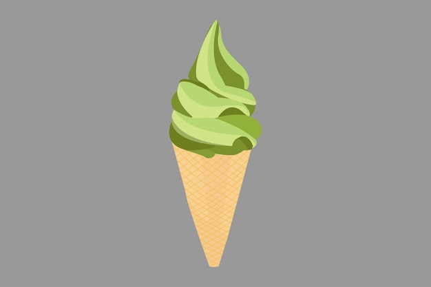 Vector ice cream cone