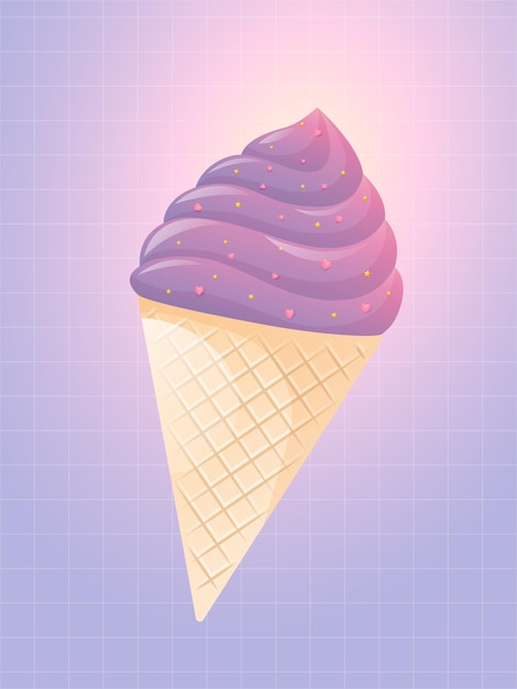 Vettore ice cream cone