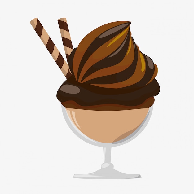 Vector ice cream design