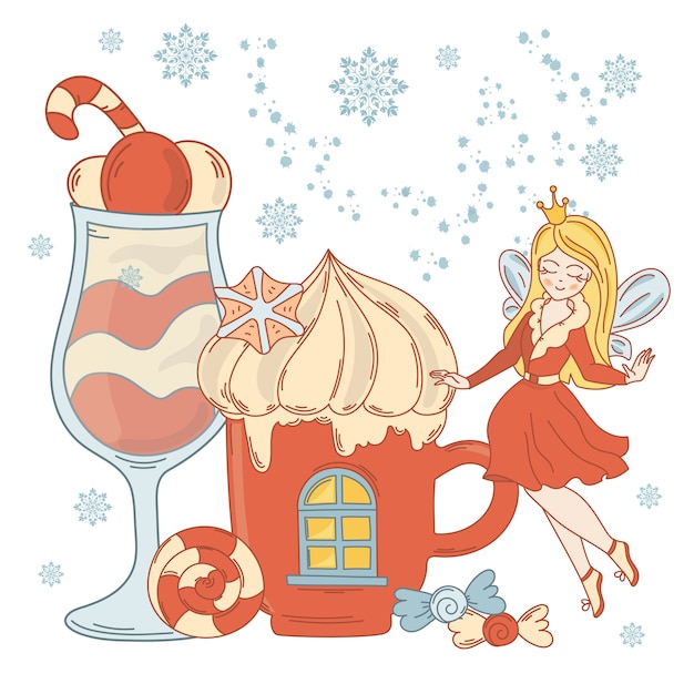 Ice cream fairy christmas