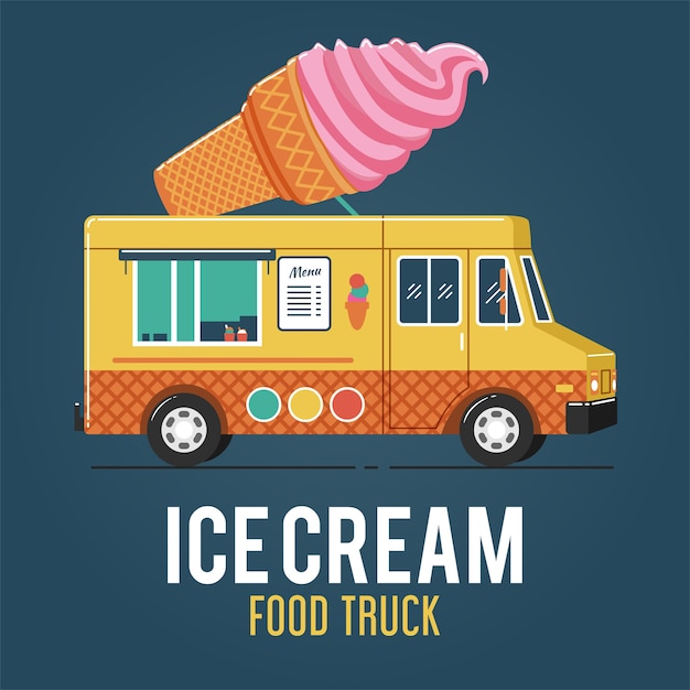 Ice cream food truck