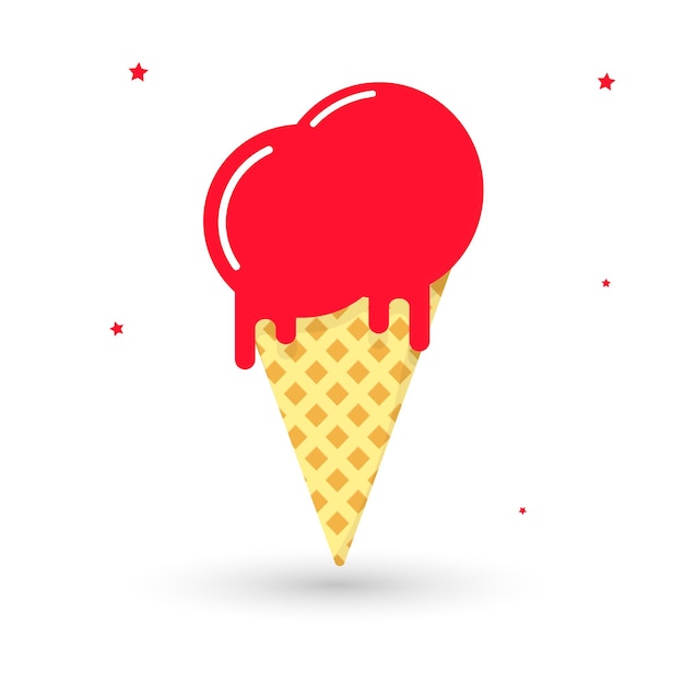 Ice Cream icon graphic design template vector illustration