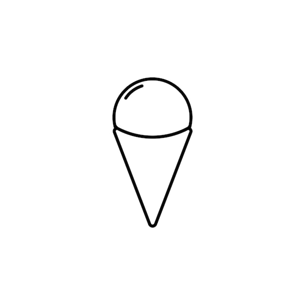 Ice Cream icon graphic design template vector illustration