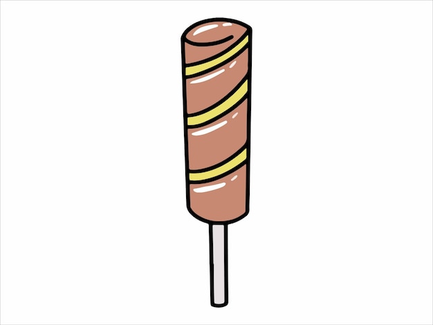 Vector ice cream icon illustration