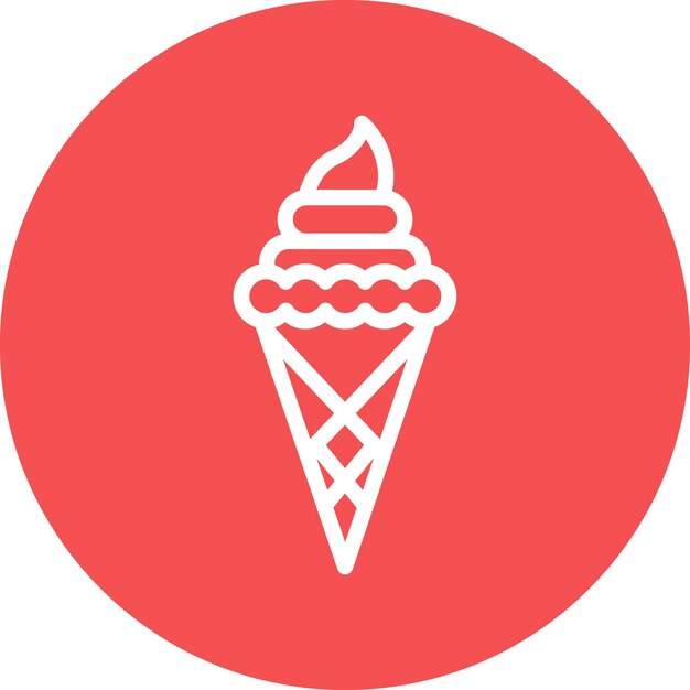 Ice Cream Icon Style