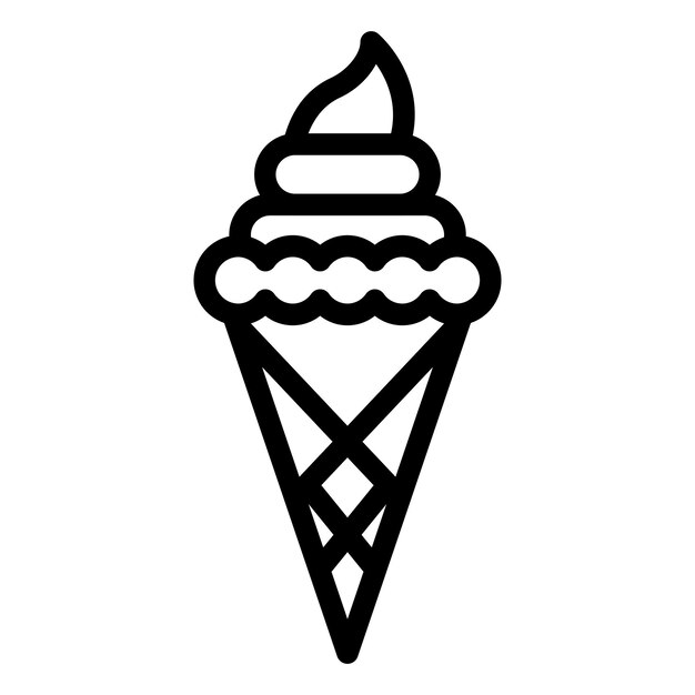 Ice Cream Icon Style