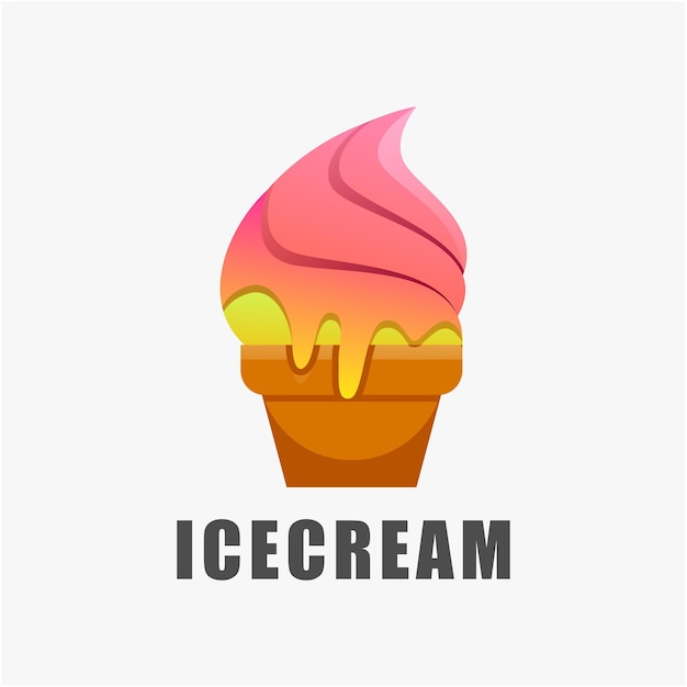 Ice cream logo design