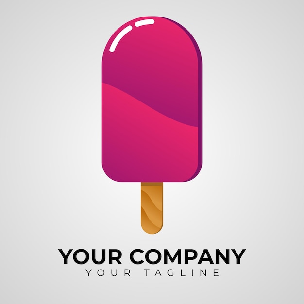 Ice Cream Modern Logo Design