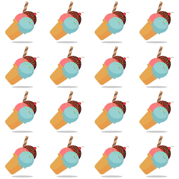 Ice cream pattern 11