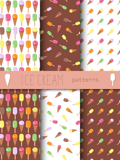 Ice cream patterns