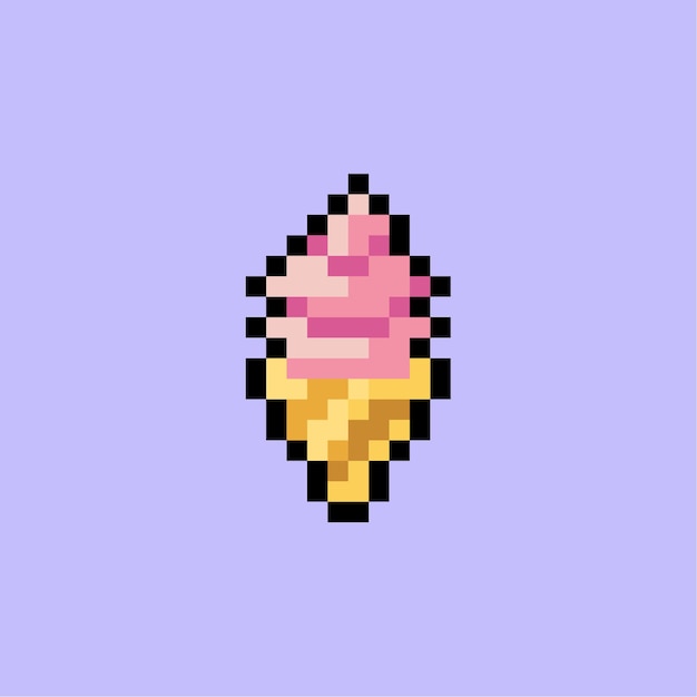 ice cream pixel art