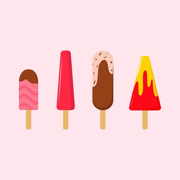 Ice cream premium vector illustration