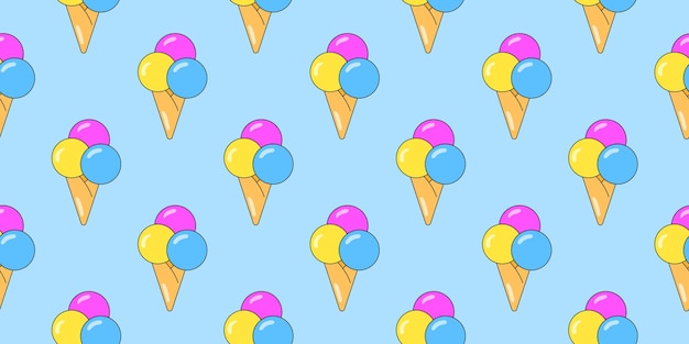 아이스크림 원활한 패턴