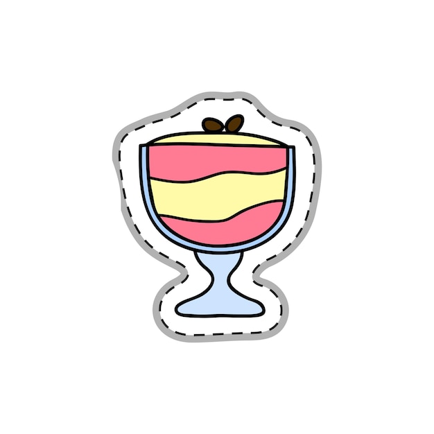 Ice cream sticker