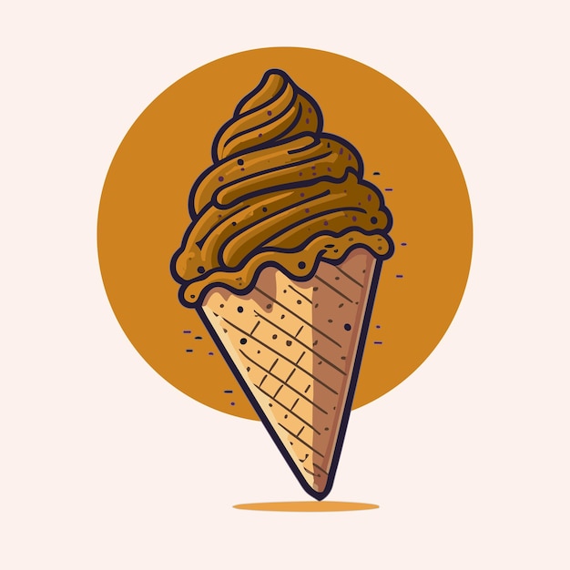 ice cream vector generated AI