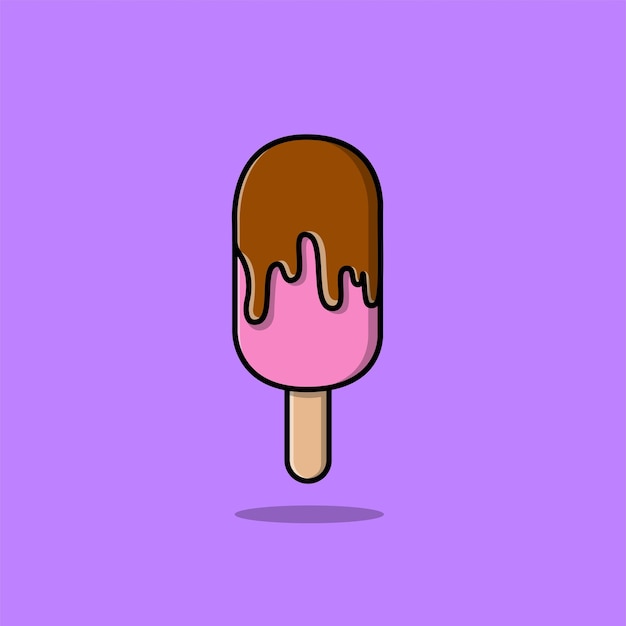 Ice cream vector icon illustration