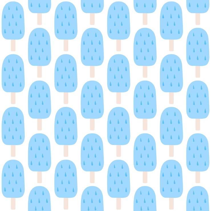 Vector ice cream vector seamless pattern
