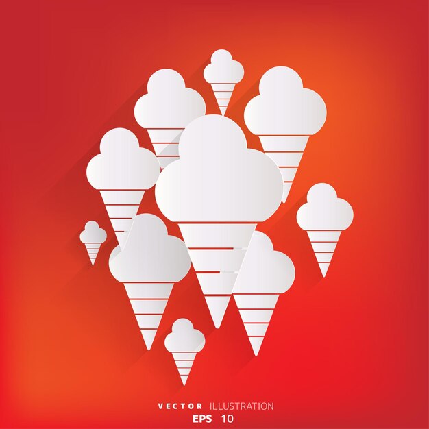 Ice cream web icon