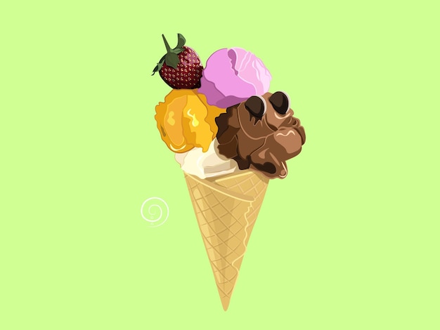 Vector ice-cream