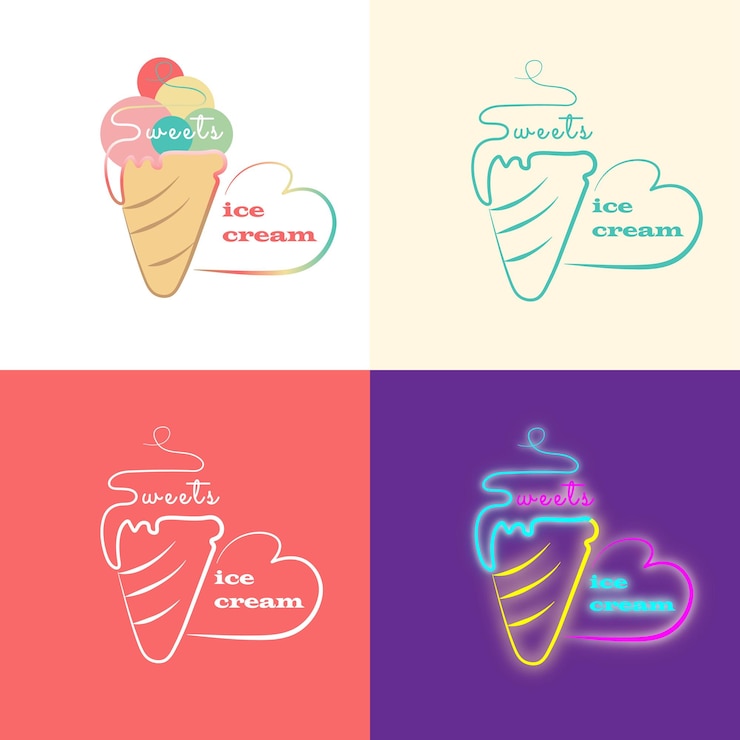 Vector 아이스크림