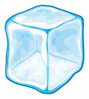 Vector ice cube