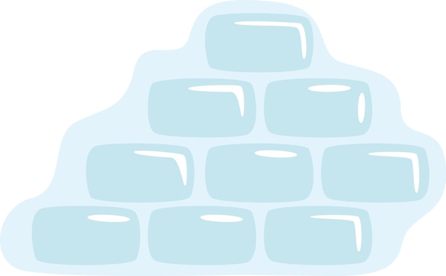 얼음 조각 벽
