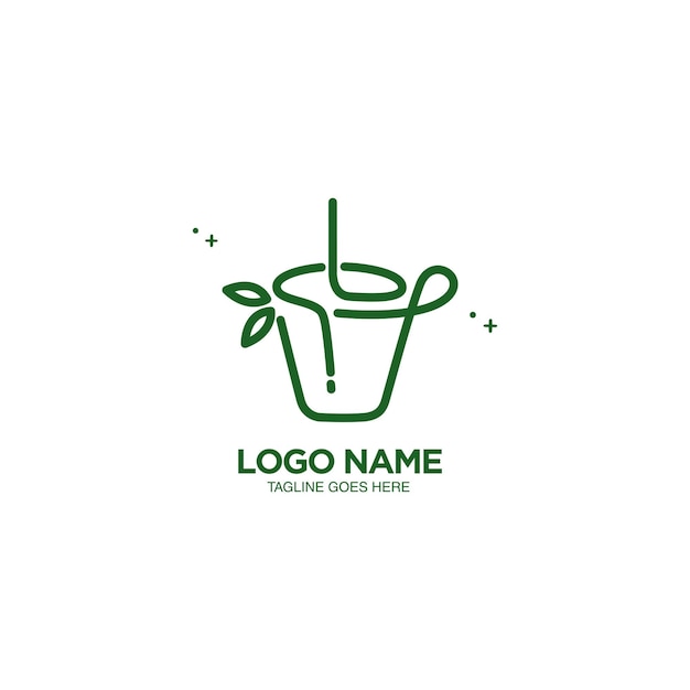 Ice drink logo design for your business brand