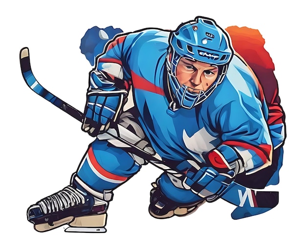 Ice Hockey Game Logo