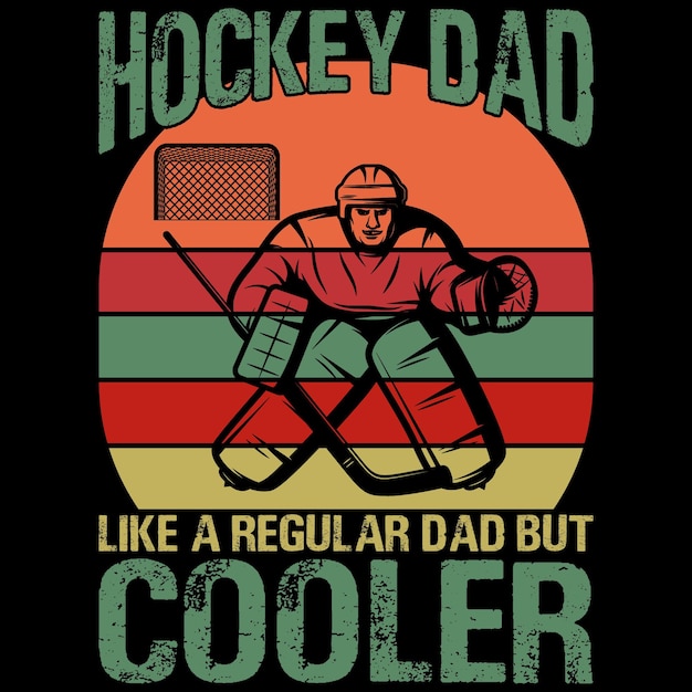 Vector ice hockey t-shirt design vector graphic.