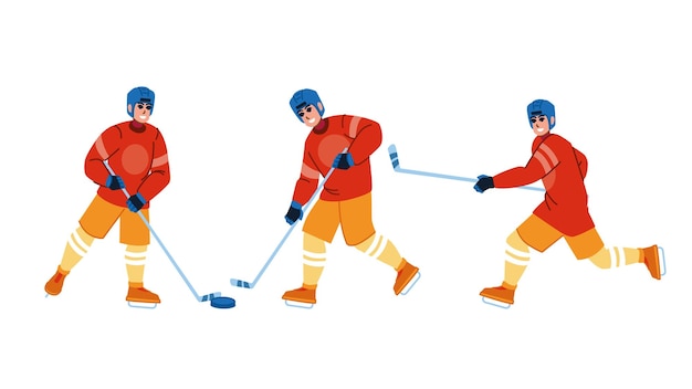 Ice hockey vector