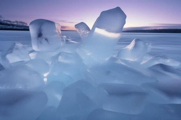 Вектор Изображение льда